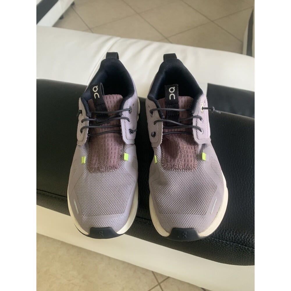 On Cloud Kids Youth Running Shoes In Zinc/Grape Size Y4 (36)